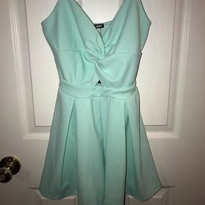 Fashion Nova mint colored romper with tags